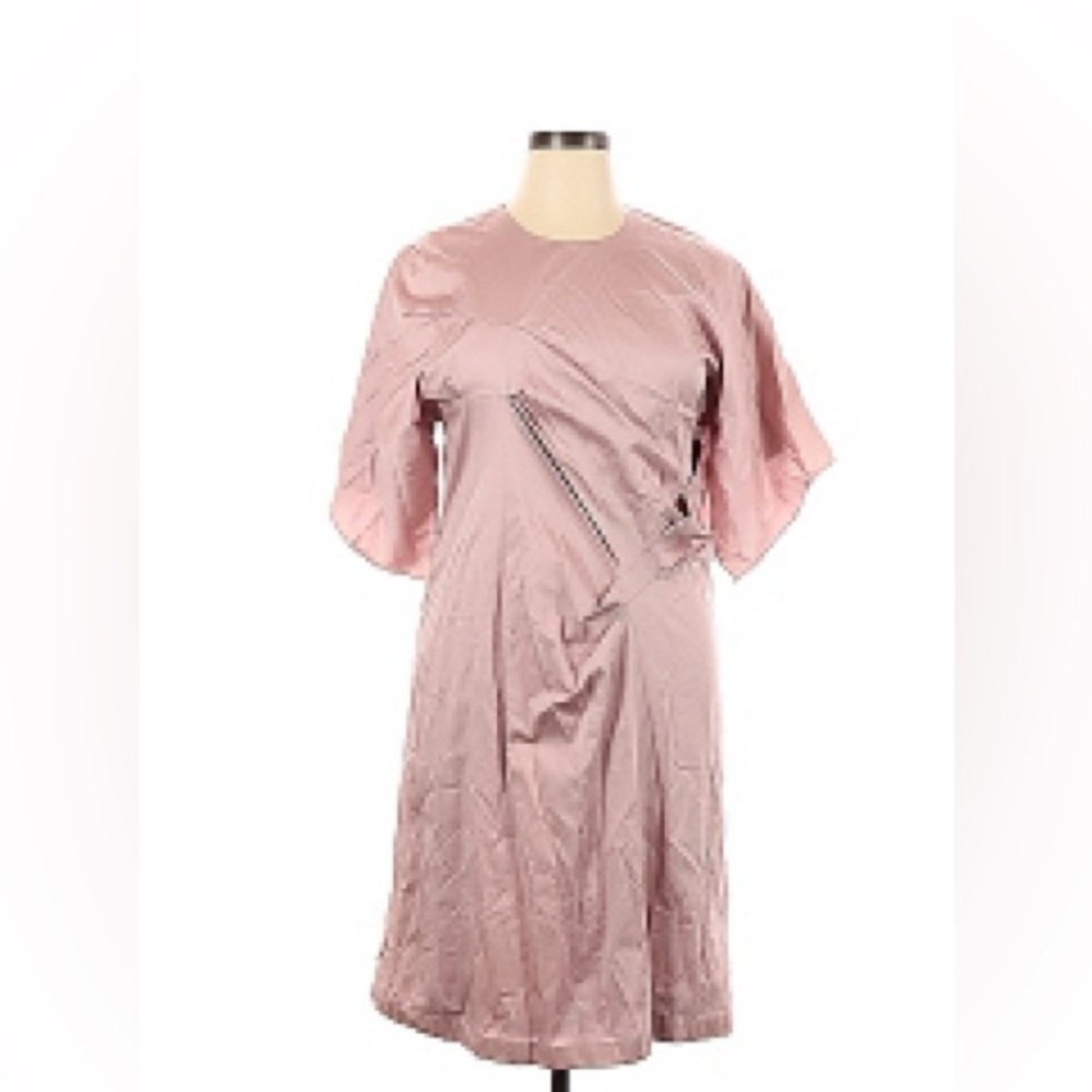 NWT Ermanna Short Sleeved Draped Kimono Pink Dress